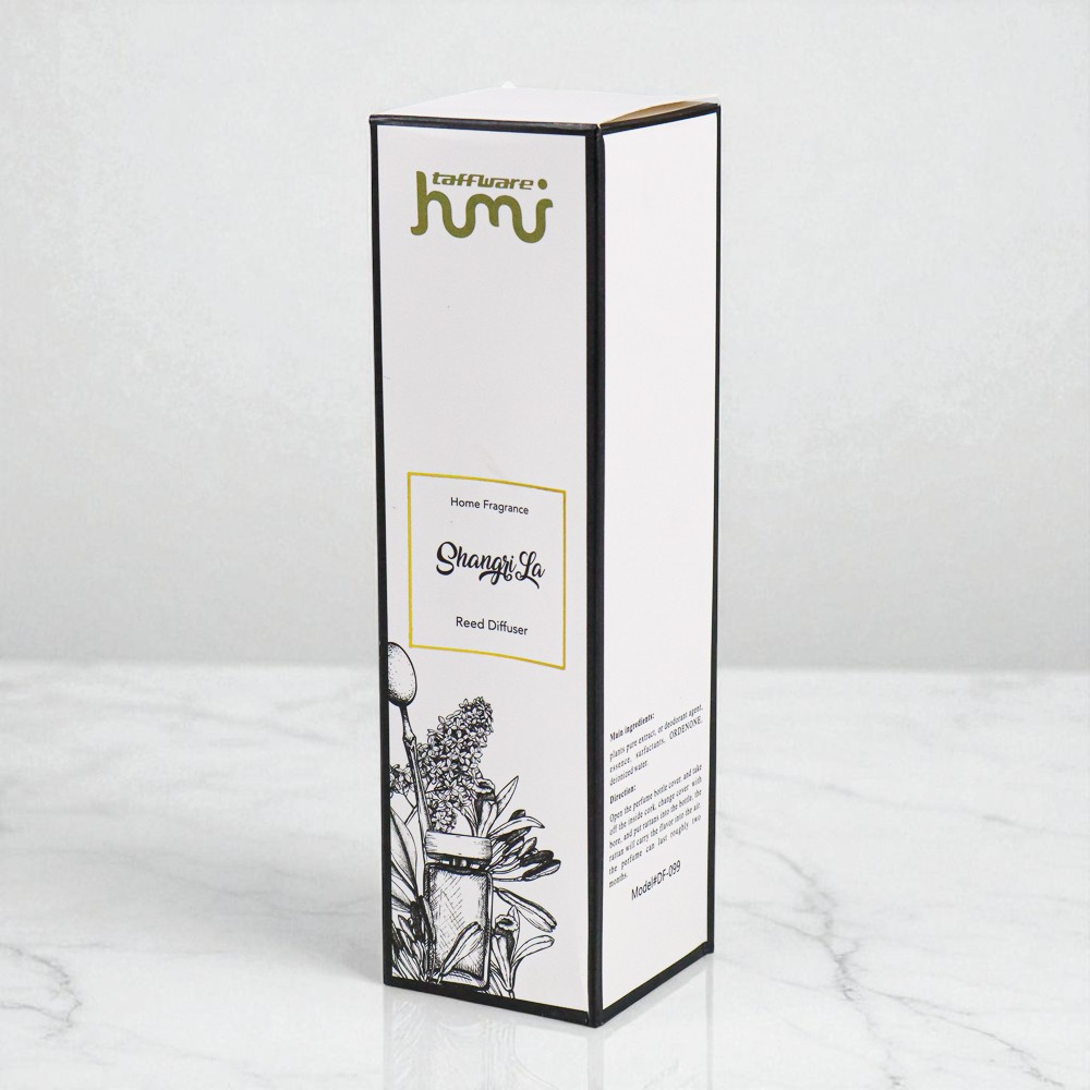 Gambar produk Taffware HUMI Pengharum Ruangan Reed Diffuser with Rattan Sticks 50ml Shangri-La - DF-099