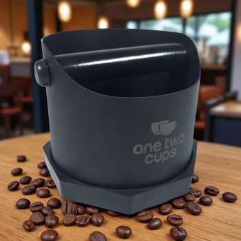 One Two Cups Wadah Ampas Kopi Espresso Knock Box Container Non Slip - FKBMZ-009