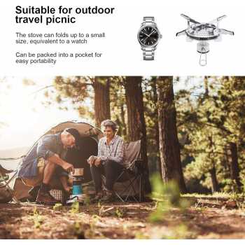 Gambar produk JO Kompor Gas Portable Mini Outdoor Ultralight Camping Stove - KL-S2