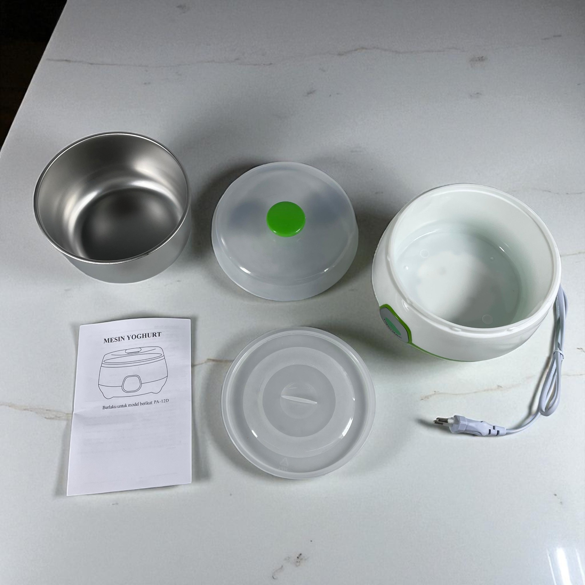 Gambar produk TaffHOME Mesin Pembuat Yogurt Maker Electric Portable 1L 15W - PA-12D