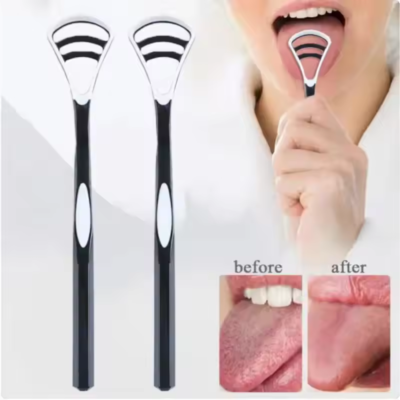 Gambar produk Formula Alat Pembersih Lidah PP Single Tongue Cleaner 18cm - F-PP