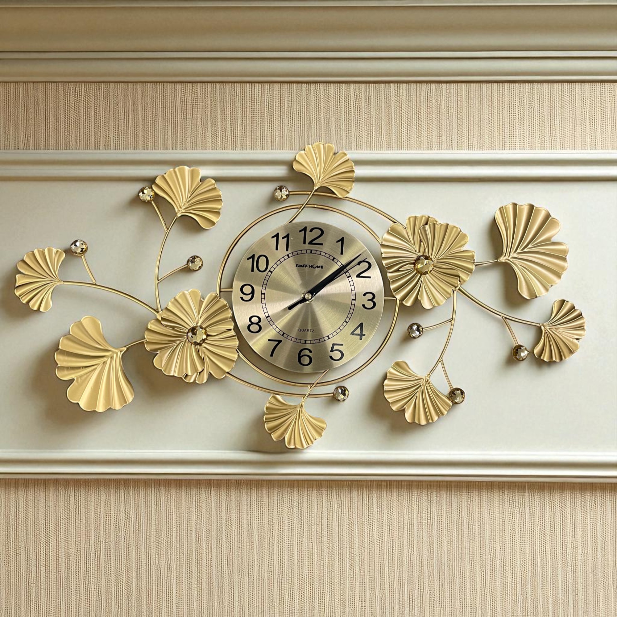 Gambar produk TaffHOME Jam Dinding Quartz Luxury European BAOCE Movement 6168 60cm - 24119J