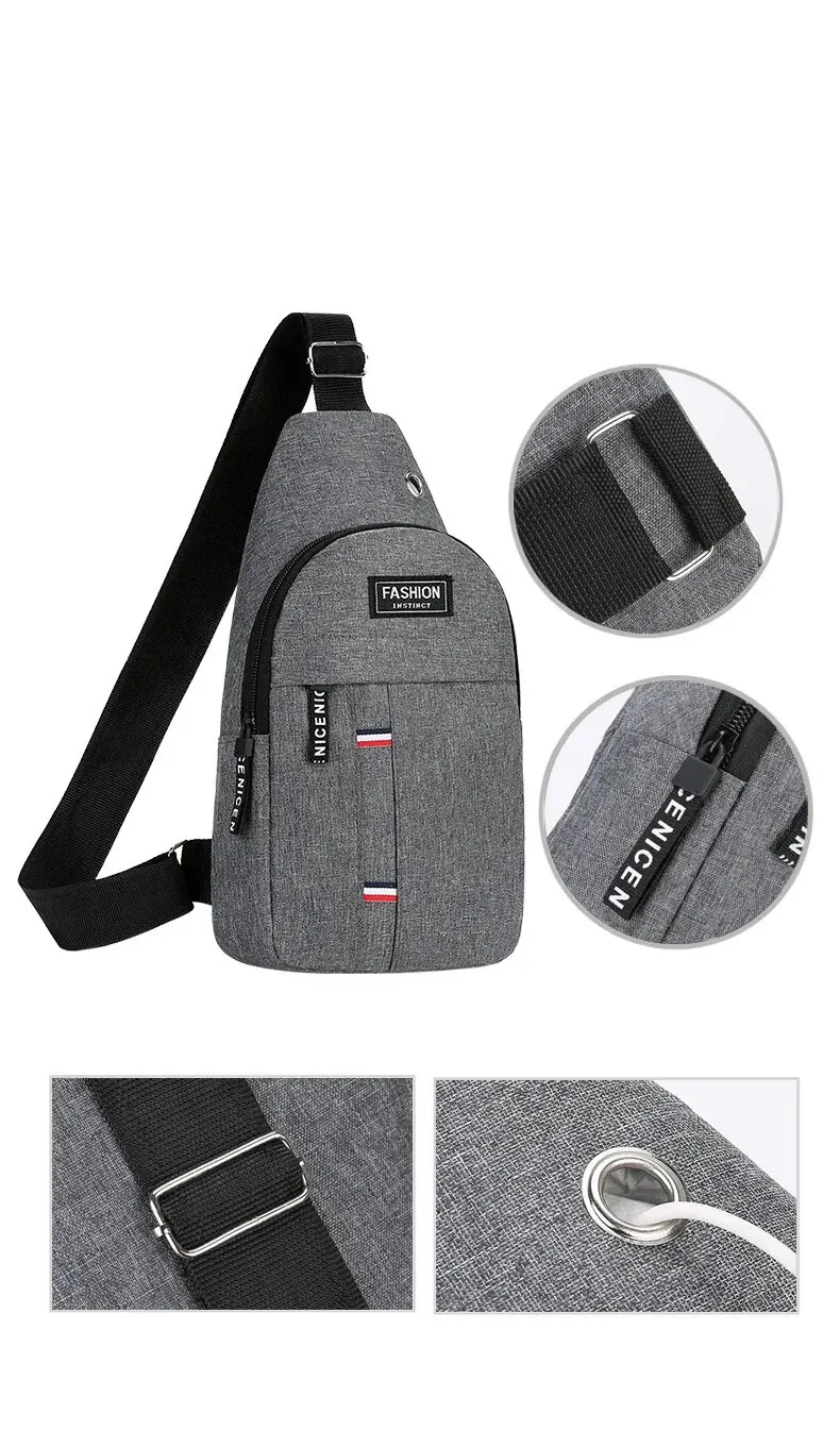 Gambar produk FASHION Tas Selempang Sling Bag Pria Polyester Large Capacity - FWY-2K