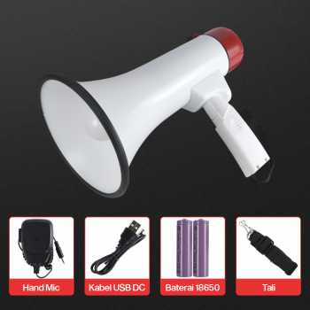 Gambar produk JACAR Toa Megaphone Bluetooth Multifunctional Shouter 50 W - 8099