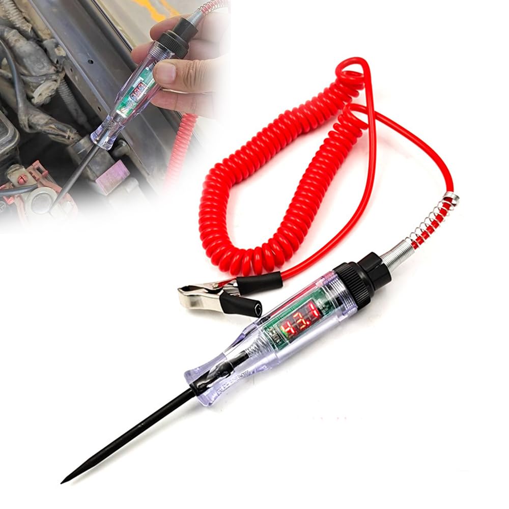 Gambar produk SMITH Tespen Circuit Tester Voltage with Alligator Clip 6-24V - S62