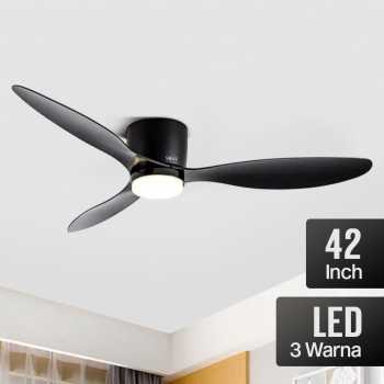 SOVE Kipas Angin Gantung Lampu Tri Color Ceiling Fan - YN-45