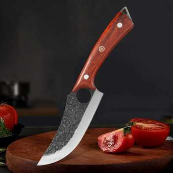 GuanQi Pisau Daging Stainless Steel 5Cr15 Forged Butcher Knife - G265