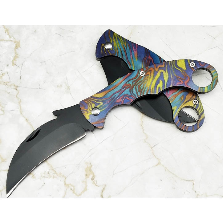 Gambar produk Hui Xuan Zi Pisau Karambit Folding Eagle Collector Hunting Knife 165mm - W58