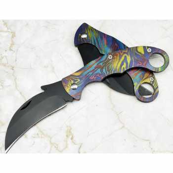 Gambar produk Hui Xuan Zi Pisau Karambit Folding Eagle Collector Hunting Knife 165mm - W58