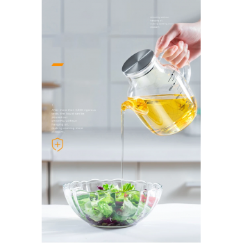 Gambar produk FMA Botol Minyak Borosilicate Glass Oil Pot Leakproof Heat-Resistant 900ml - FM-2PL