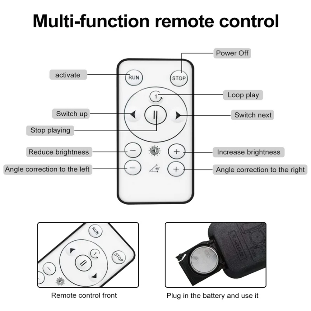 Gambar produk Onlytool Proyektor Kipas 3D Hologram Display Fan Projector LED 80cm - F80