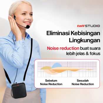 Gambar produk TaffSTUDIO Penguat Suara Active Speaker Megaphone Tourguide Amplifier - K6