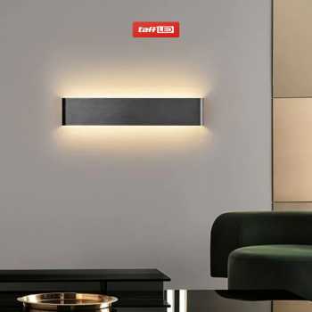 Gambar produk TaffLED Lampu Dinding Hias Minimalis LED Wall Lamp Aluminium 12W Warm White - B1001