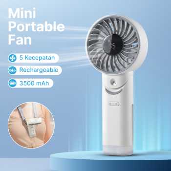 Nitecore Kipas Angin Portable Mini High Speed Mist Cooling 3500 mAh - izzCool 30