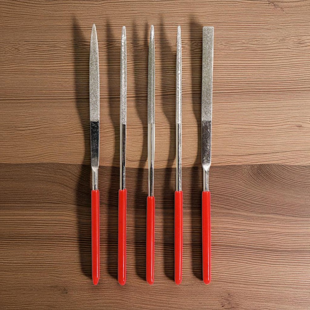 Gambar produk Diamond Needle Files Carving 5 in 1 Pisau Kikir Pahat - JM-FL1-1