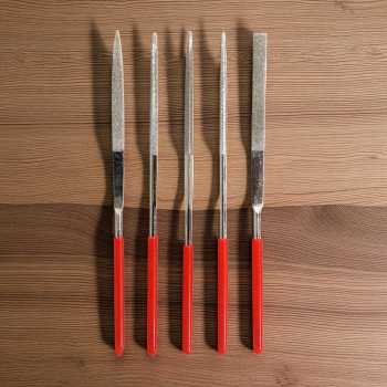 Gambar produk Diamond Needle Files Carving 5 in 1 Pisau Kikir Pahat - JM-FL1-1