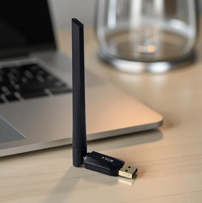 Gambar produk KEBUDIMEI Bluetooth 5.4 Adapter Dongle Driver For Windows 8.1 10 11 - BT5.4