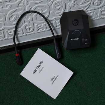 Gambar produk RETEVIS AILUNCE Desktop Microphone Two Way Radio Flexible Gooseneck - SM01