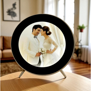 VENTURE Cermin Foto Magic Mirror Photo Frame LED with Stand - VN1