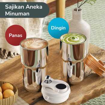 Gambar produk YAMS Botol Minum Termos Tumbler Suhu LCD Display Stainless Steel 420ml - HC-451