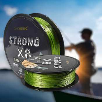 J-Cheng Senar Tali Pancing 8 Braided PE Fishing Line 100M - JC4188