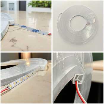 Gambar produk XNBADA Lampu LED Strip Flexible 120 LED Waterproof Cool White 5M 16mm - XNB5CW