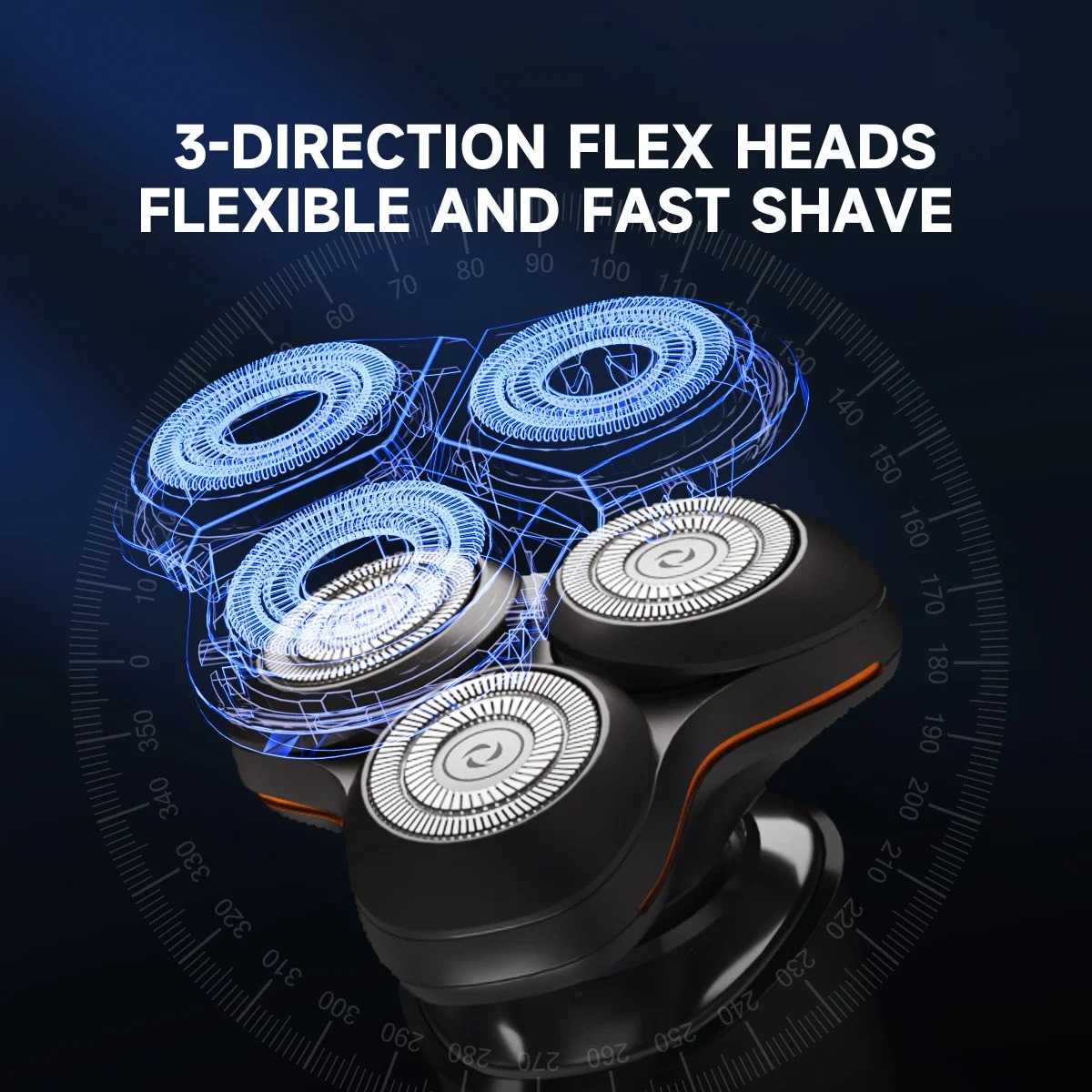 Gambar produk ENCHEN Alat Cukur Elektrik 5in1 3D Magnetic Electric Shaver Waterproof - X8S-C