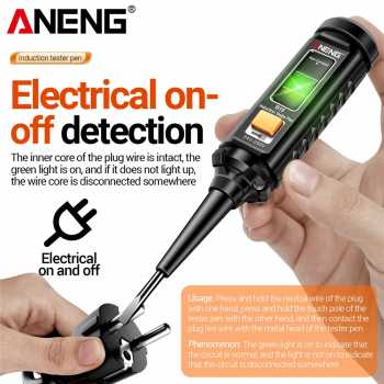 ANENG Multimeter Tespen Tester AC Voltage NCV Sound Alarm - B15