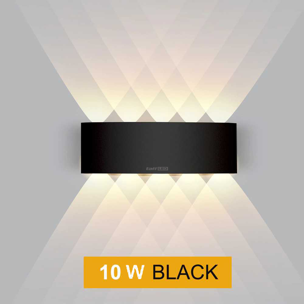Gambar produk TaffLED Lampu Dinding Hias LED Outdoor Aluminium 10W Warm White - RL-B15