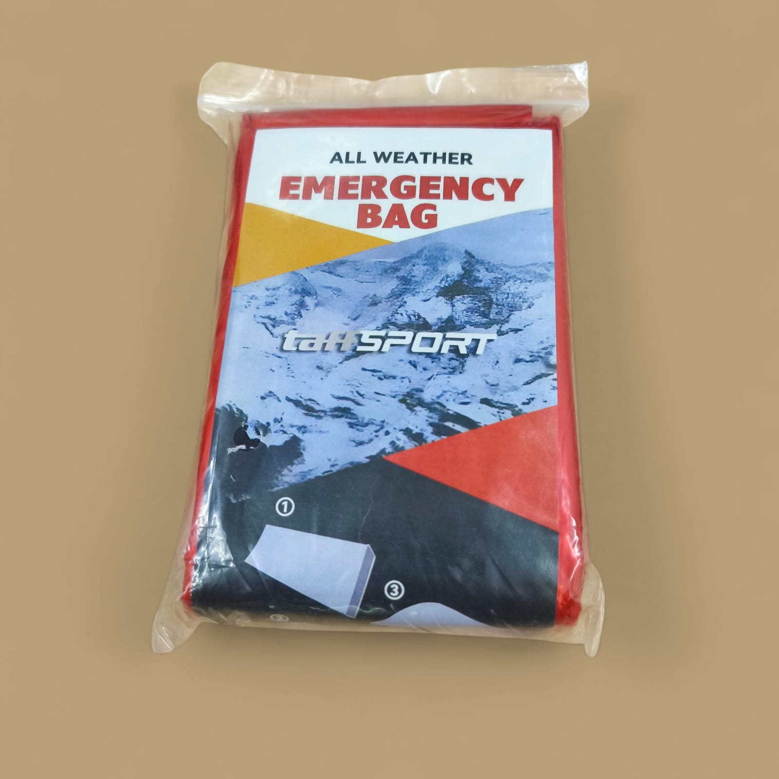 Gambar produk TaffSPORT Selimut Darurat Emergency Blanket Camping Thermal 91x213cm - Jn63