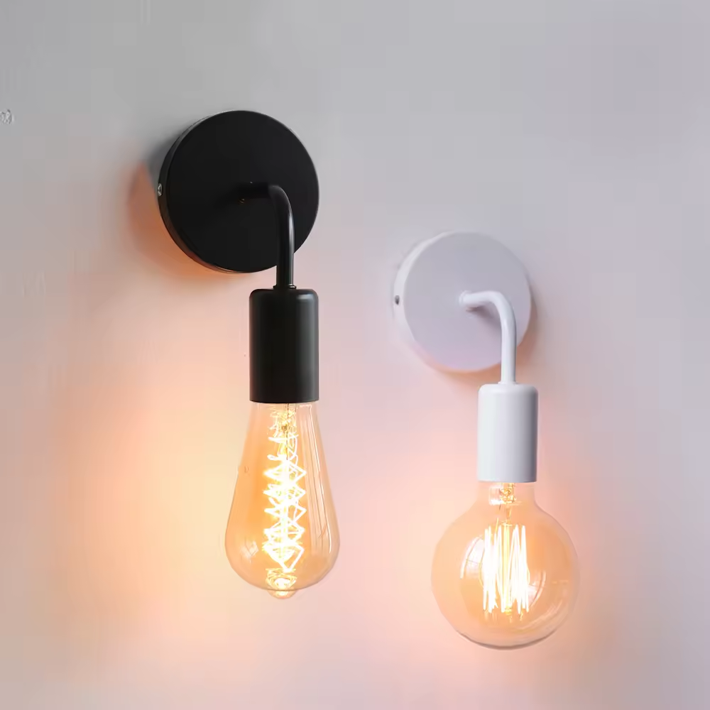 Gambar produk FMA Nordic Modern Wall Lamp Iron E27 Indoor Lighting Free Adjustment - FM-EE