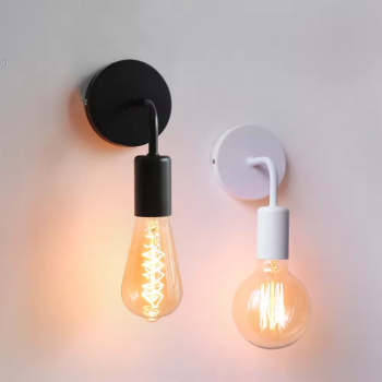 Gambar produk FMA Nordic Modern Wall Lamp Iron E27 Indoor Lighting Free Adjustment - FM-EE
