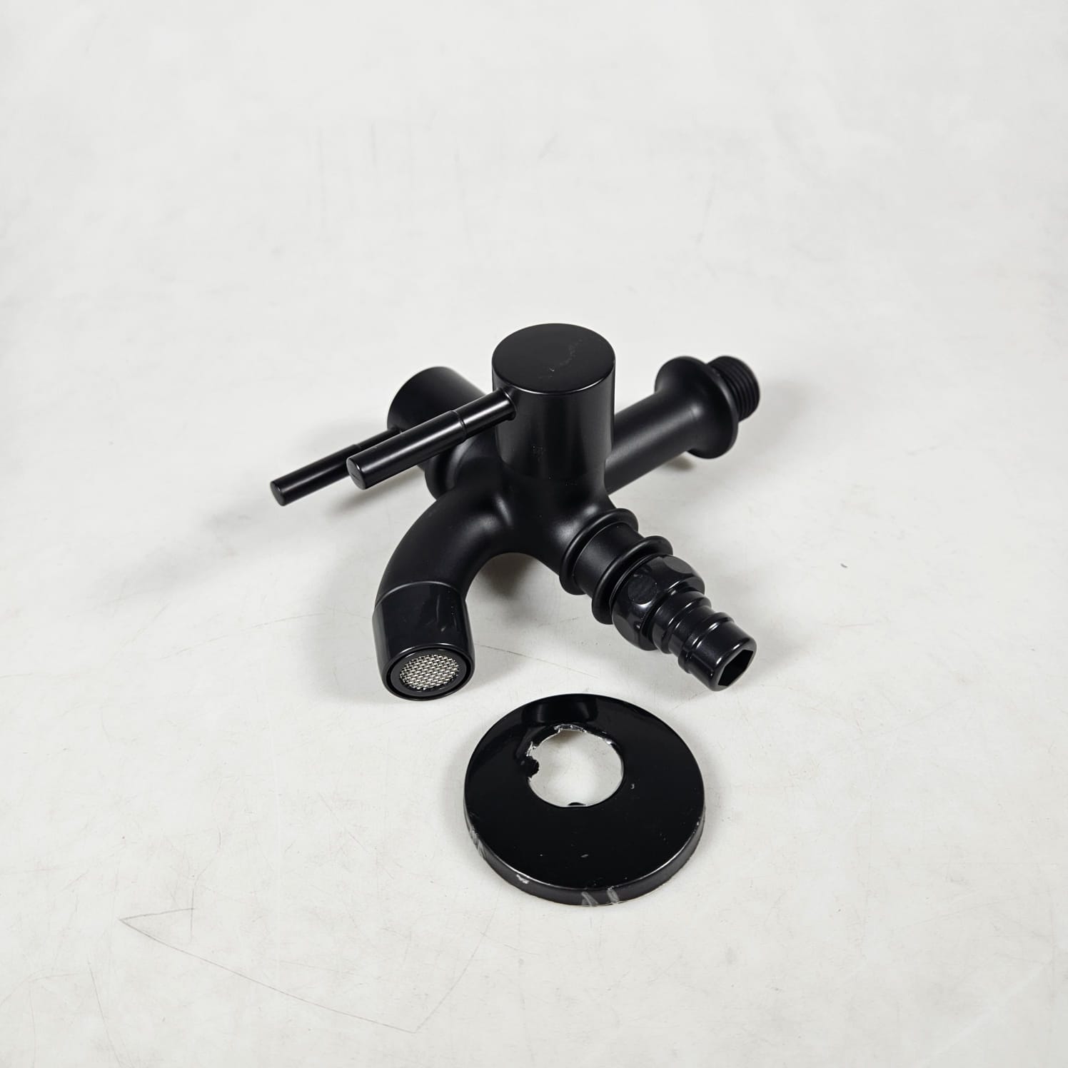 Gambar produk Suiton Keran Air Faucet 2in1 Water Outlet Mop Pool Stainless Steel - INU112