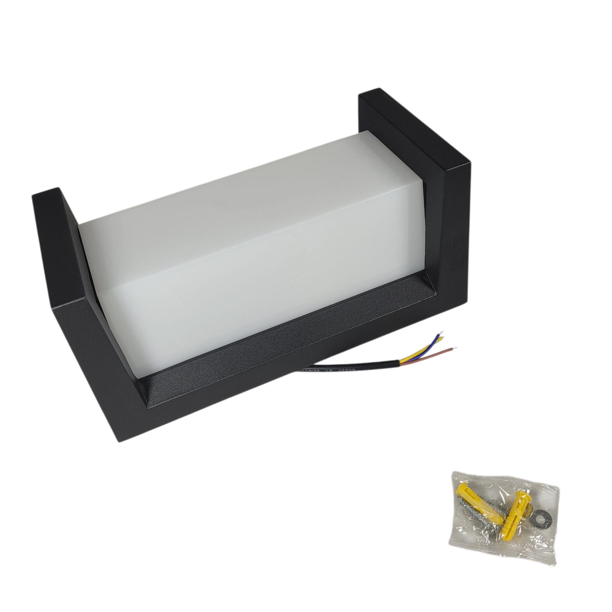Gambar produk GAVT Lampu Dinding Hias Outdoor Wall Light 18W 26cm Warm White Model H - OWL05H