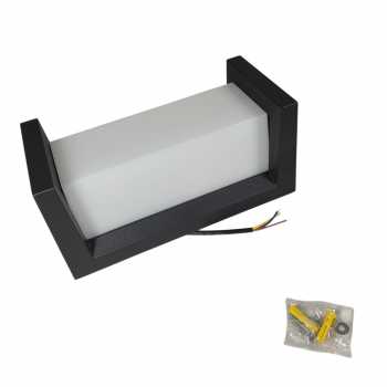 Gambar produk GAVT Lampu Dinding Hias Outdoor Wall Light 18W 26cm Warm White Model H - OWL05H