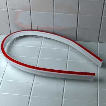 Gambar produk ALEENK Water Stopper Bathroom Wastafel Karet Penahan Air 3cm 1M - AL3CM