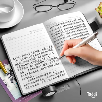 Gambar produk Toddi Buku Jurnal Hardcover Notebook Diary 72GSM 180 Halaman Grid - 1623