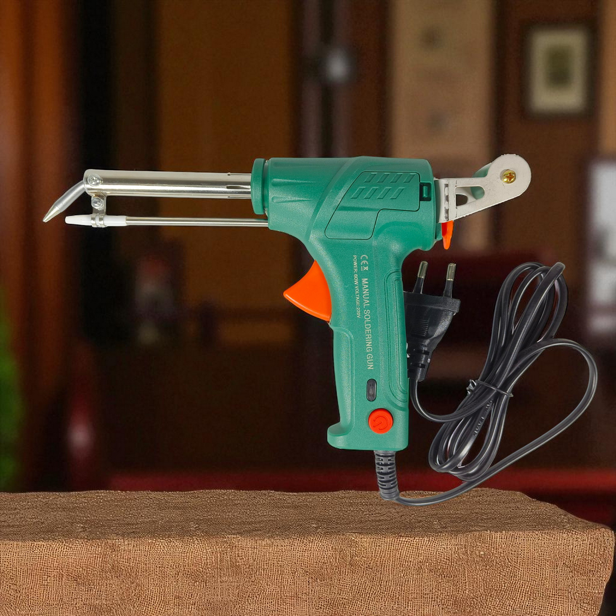 Gambar produk Januel Set Solder Listrik Tembak Tin Gun Handheld 60W 5in1 - Jn06