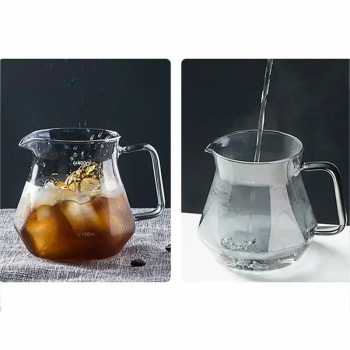 Gambar produk LCS Teko Kopi Coffee Server V60 Drip Pour Kaca Borosilikat 600ml - LCS38