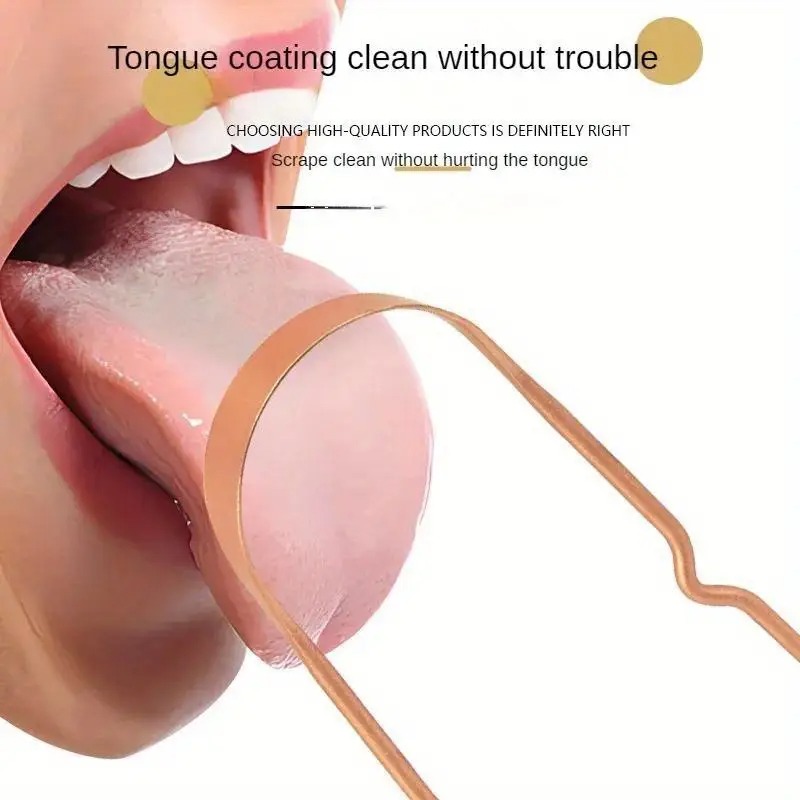 Gambar produk Uung Pembersih Lidah Bau Mulut Tongue Scraper Stainless Steel - INU151