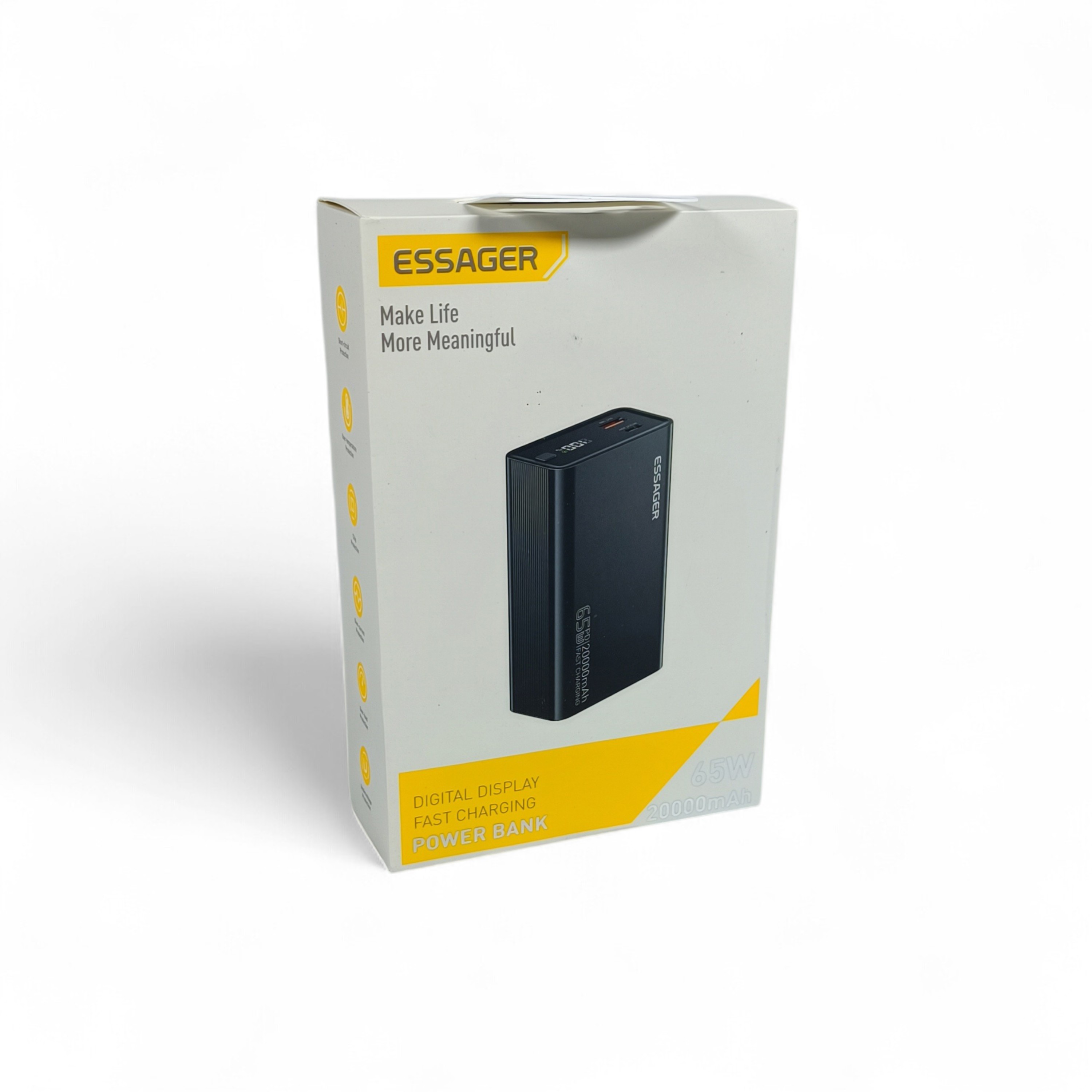 Gambar produk ESSAGER Power Bank Dual Port LED Display 65W 20000mAh - F2014