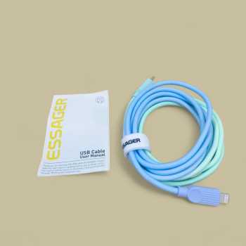 Gambar produk ESSAGER Kabel Data Type C to Lightning Fast Charging Braided 29W 2M - ES-X73