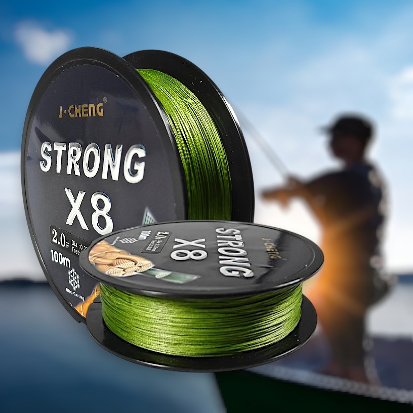 Gambar produk J-Cheng Senar Tali Pancing 8 Braided PE Fishing Line 100M 2.0 - JC4188