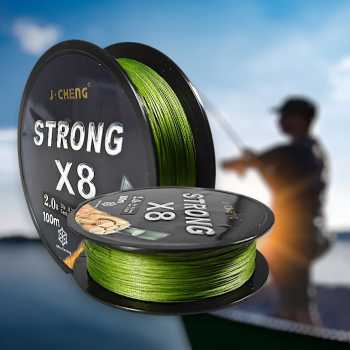 J-Cheng Senar Tali Pancing 8 Braided PE Fishing Line 100M - JC4188