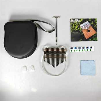 Gambar produk Cega Kalimba Thumb Piano Musical Toys Acrylic 17 Key Note - PEL07