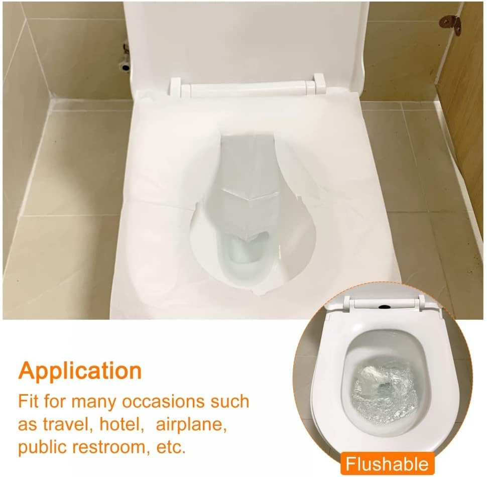 Gambar produk Goodern Cover Dudukan Toilet Disposable Flushable Paper Seat Cover 250 Lembar - INU155