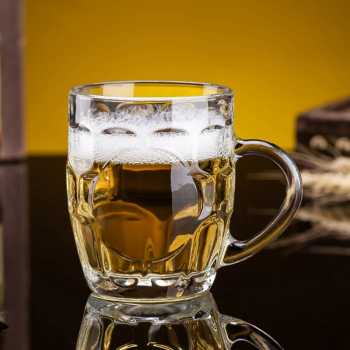 Gambar produk TREDO Gelas Mug Bir Sodium Calcium Glass Pineapple Draft Pattern 690ml - T69