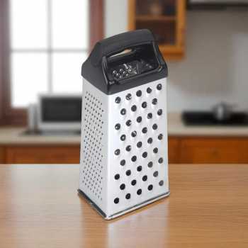 Gambar produk Slight Parutan Pengiris Sayur Serbaguna 4 Side Stainless Steel Grater - INU158