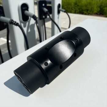 Gambar produk LEAHY Adaptor Charger SPKLU Mobil Listrik Type 2 to GB/T Male 3P 22kW - LH-22