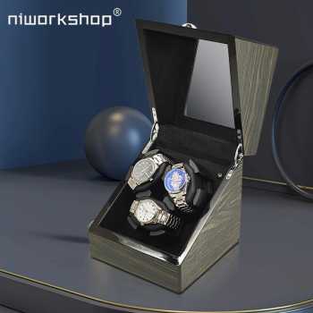Niworkshop Watch Winder Box Automatic Kotak Display Jam Tangan - WX-3366